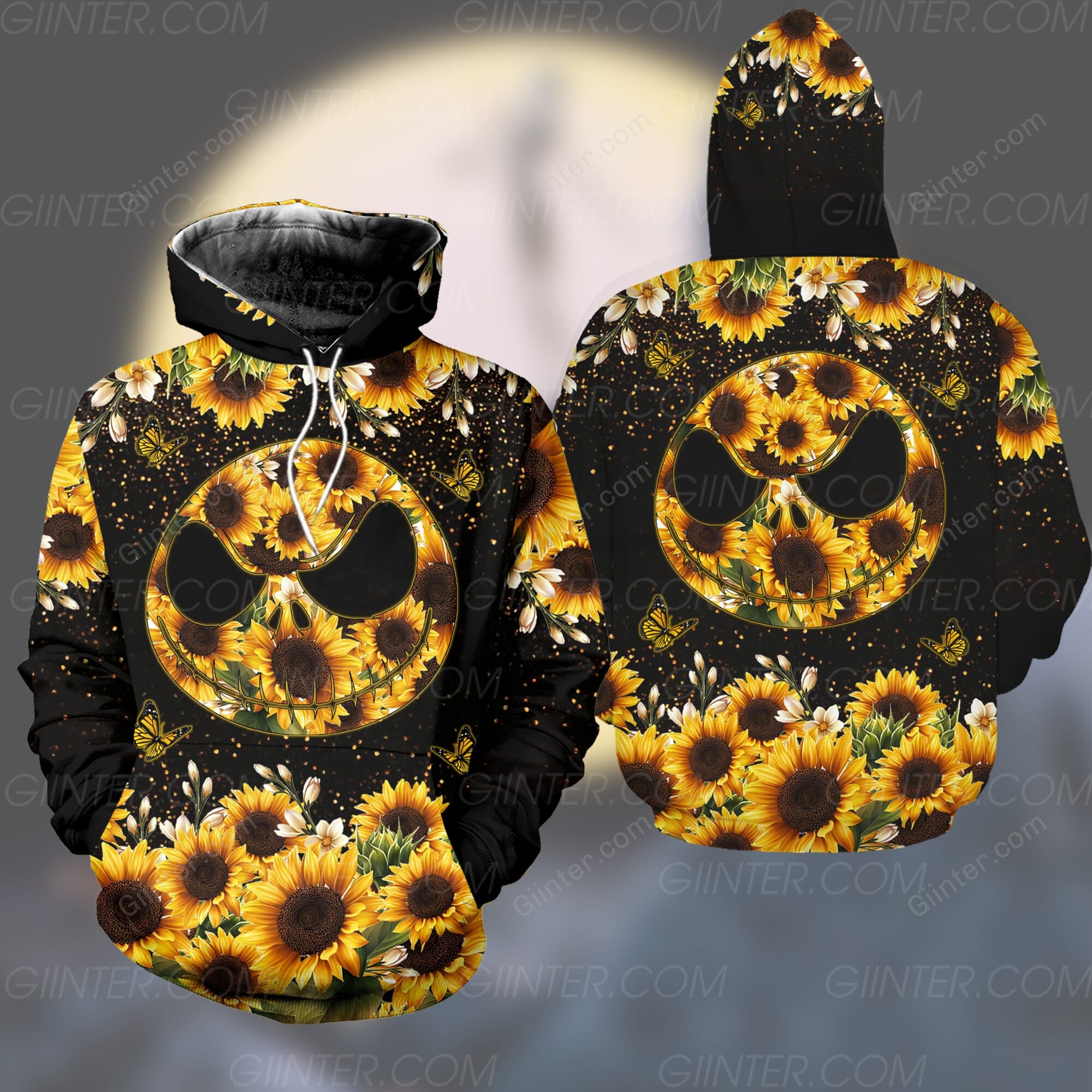 Sunflowers JS Face Combo Hoodie & Legging GINNBC93284