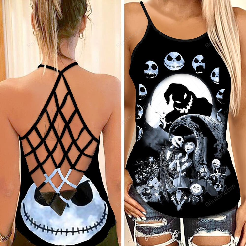 The NBC Jack Skellington Moon 3D Shirts GINNBC73687