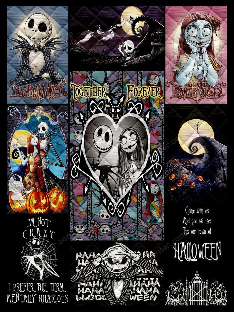 the nightmare before christmas quilt