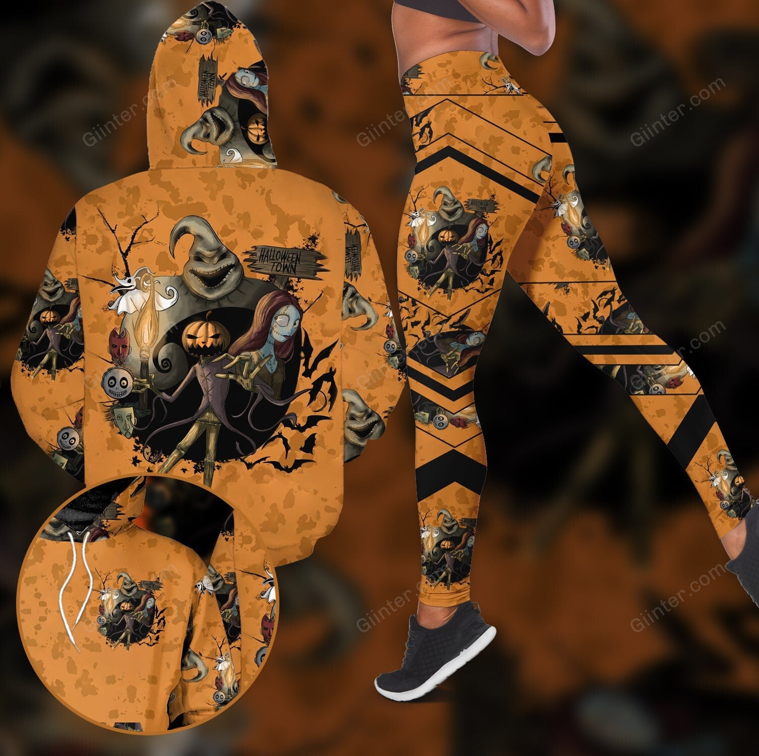 The NBC Halloween Town Combo Hoodie & Legging GINNBC85964