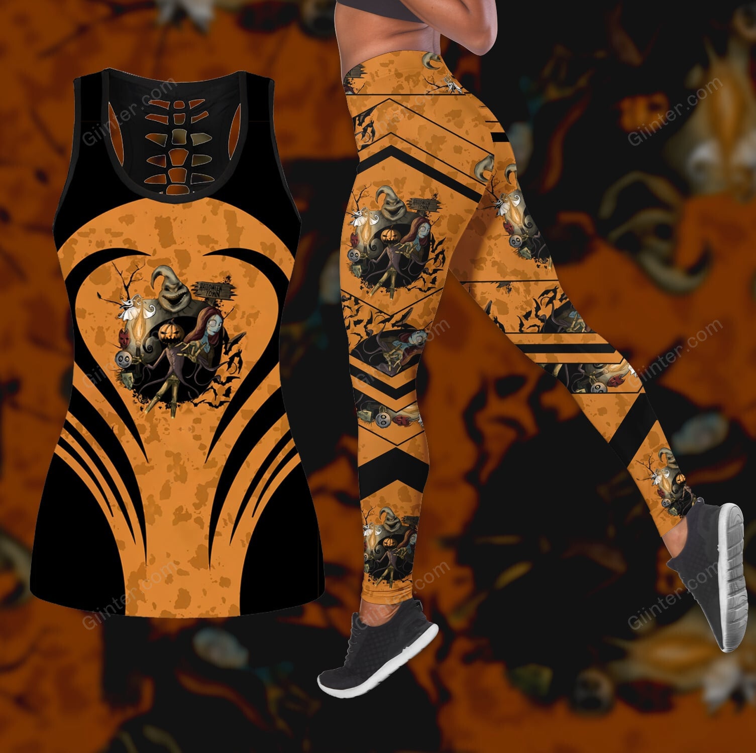 The NBC Halloween Town Women Tank Top & Legging GINNBC85964