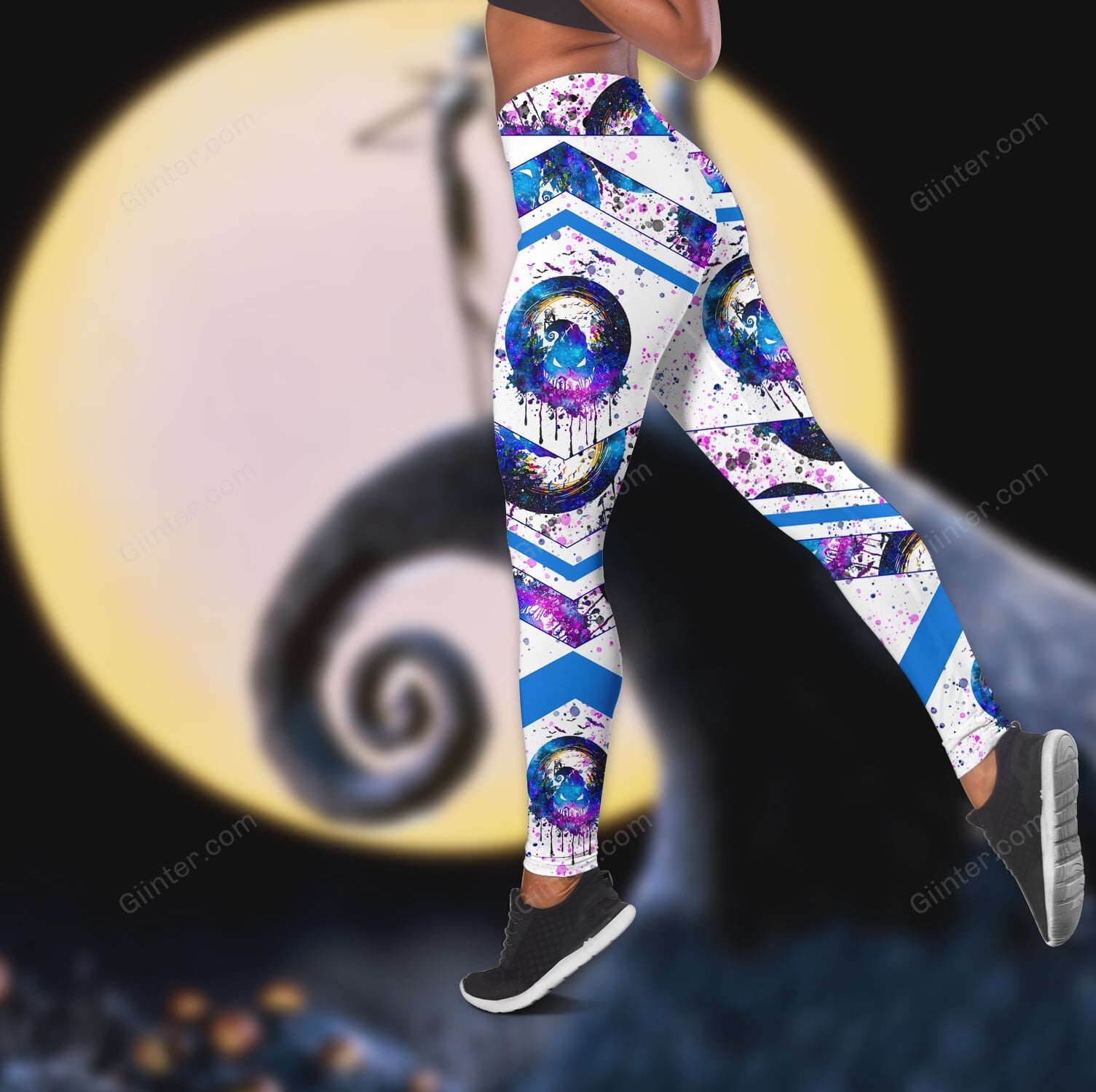 The NBC Painted Purple Color Combo Hoodie & Legging GINNBC85378