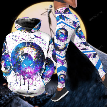 The NBC Painted Purple Color Combo Hoodie & Legging GINNBC85378