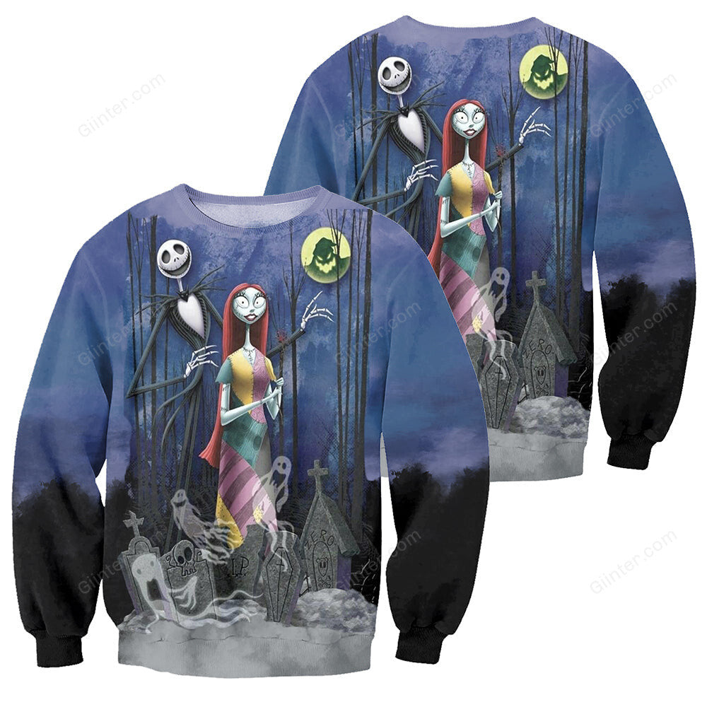 The Nightmare Before Christmas 3D All Over Printed Shirts For Men And Women