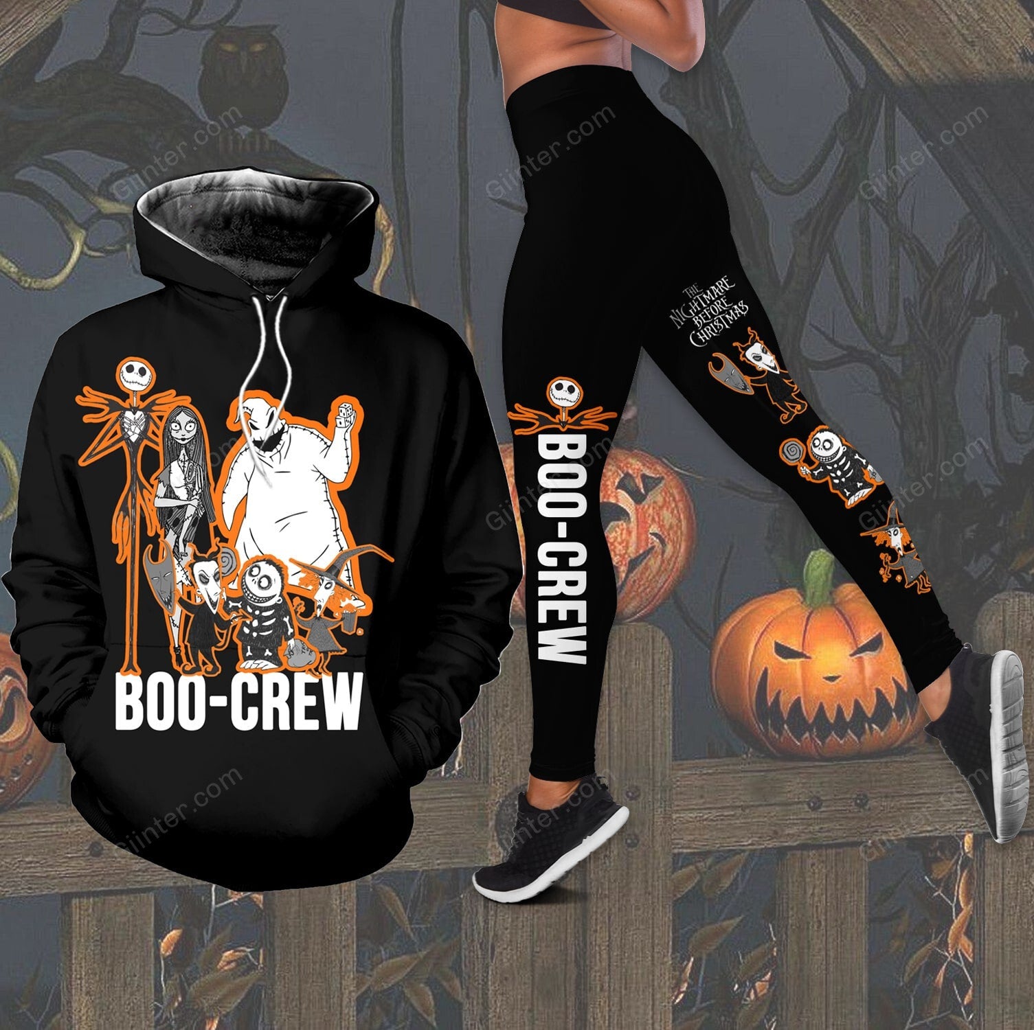 The Nightmare Before Christmas Boo-Crew Combo Hoodie & Legging GINNBC78431