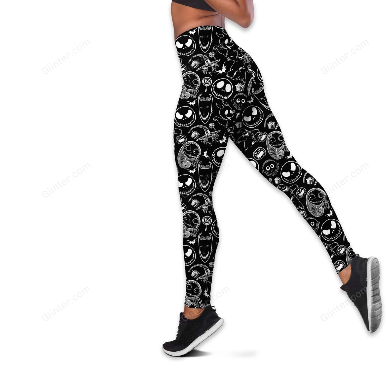 The Nightmare Before Christmas Characters Faces Women Tank Top & Leggings GINNBC70623