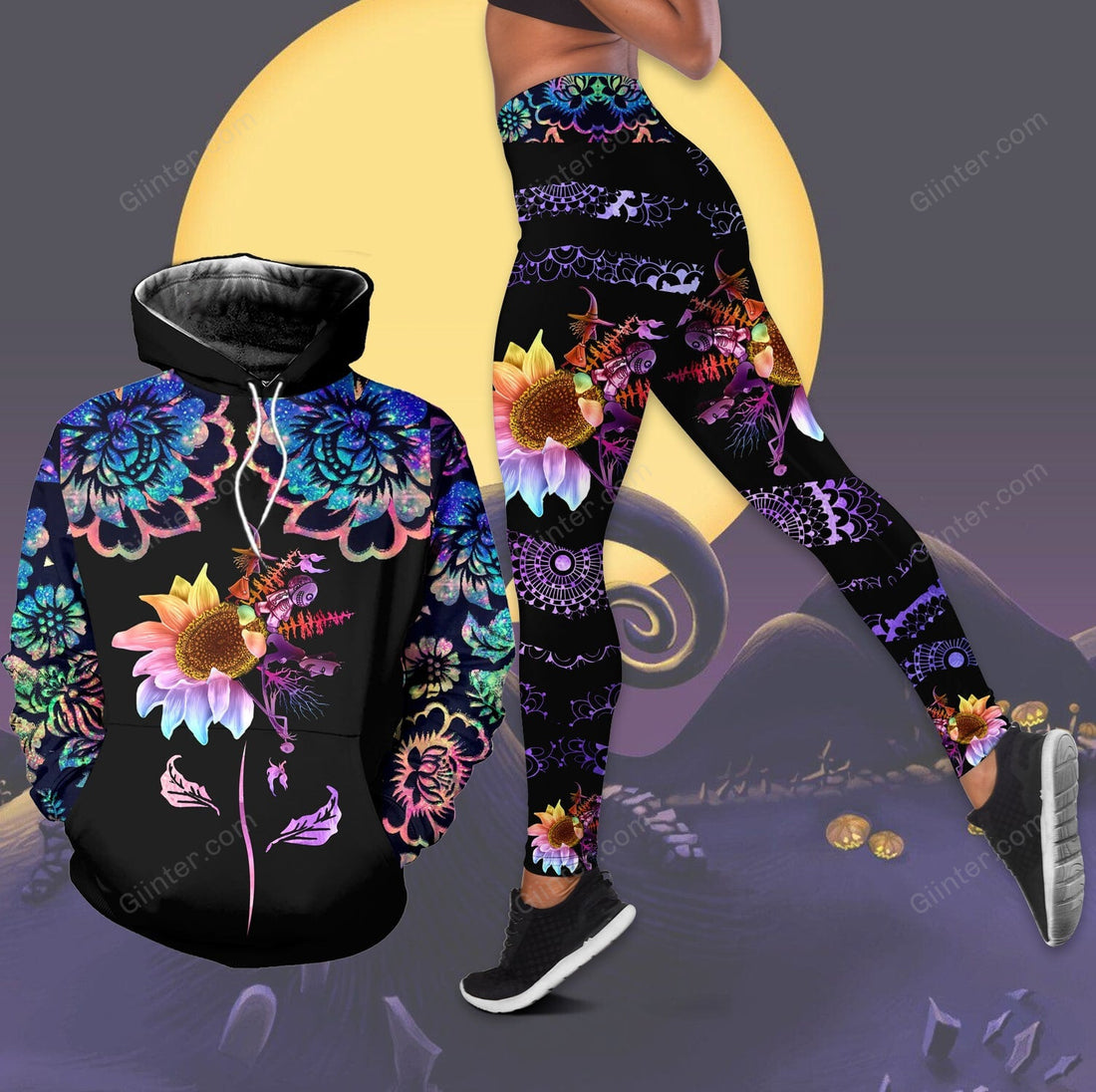 the nightmare before christmas hoodie legging