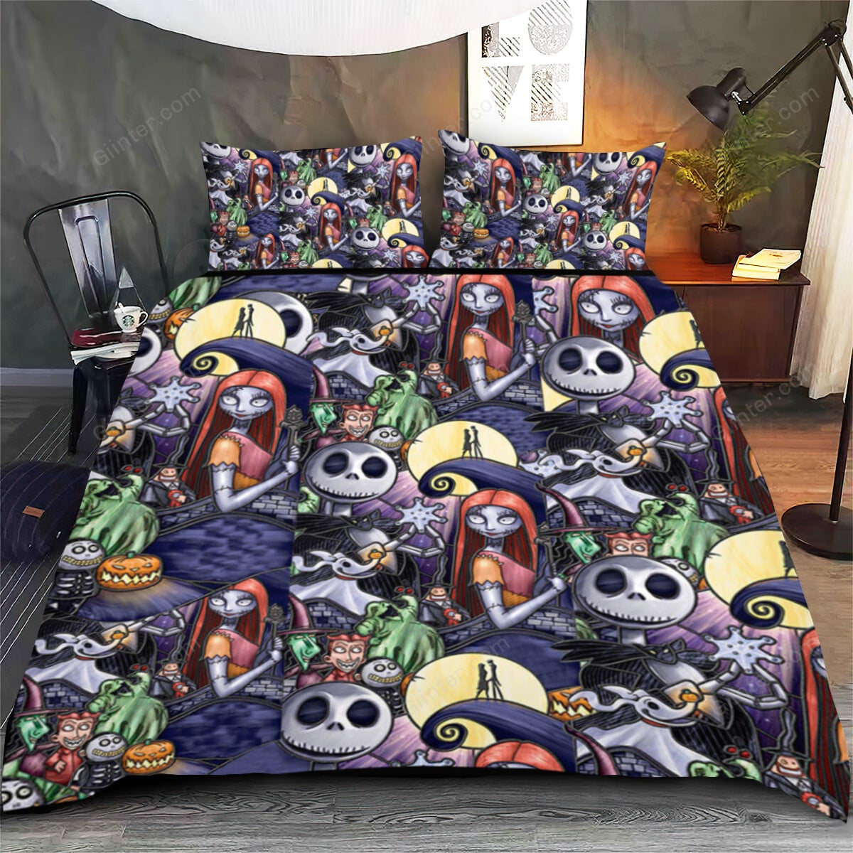 The Nightmare Before Christmas Duvet Cover Bedding Set GINNBC84825