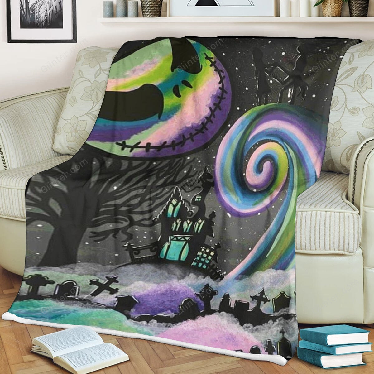 the nightmare before christmas blanket