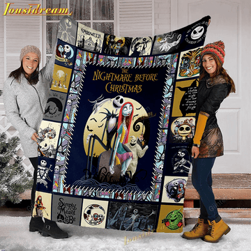 The Nightmare Before Christmas Fleece Blanket GINNBC96007