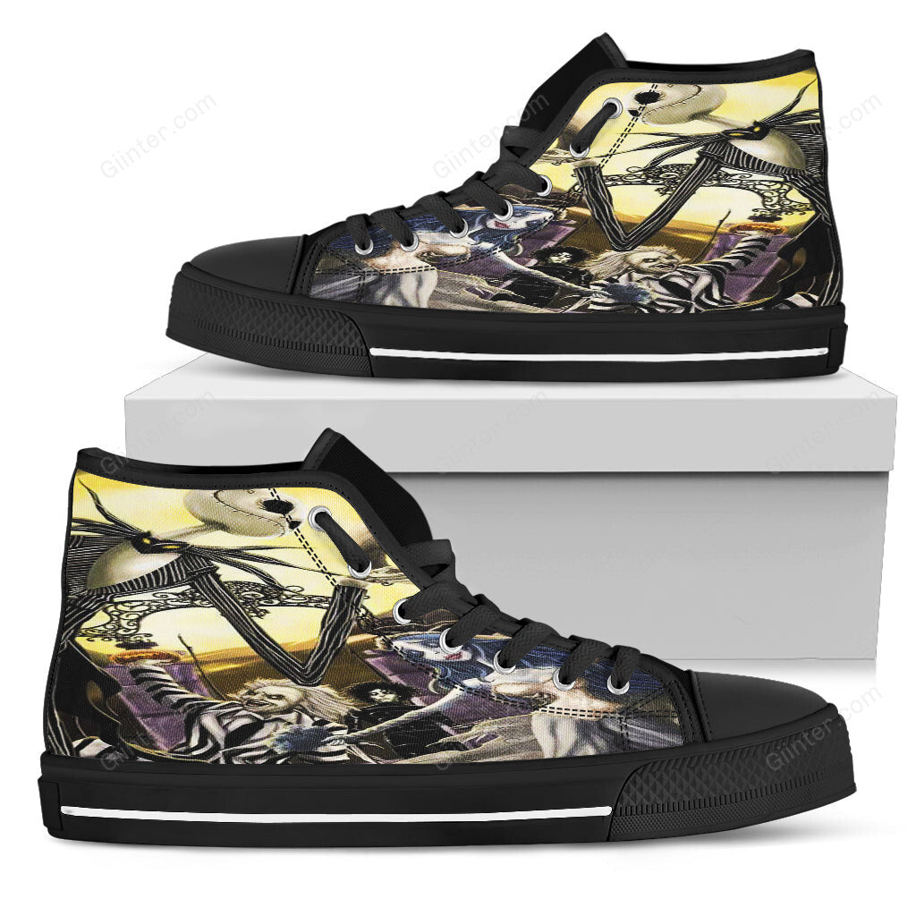 The Nightmare Before Christmas High Top Shoes