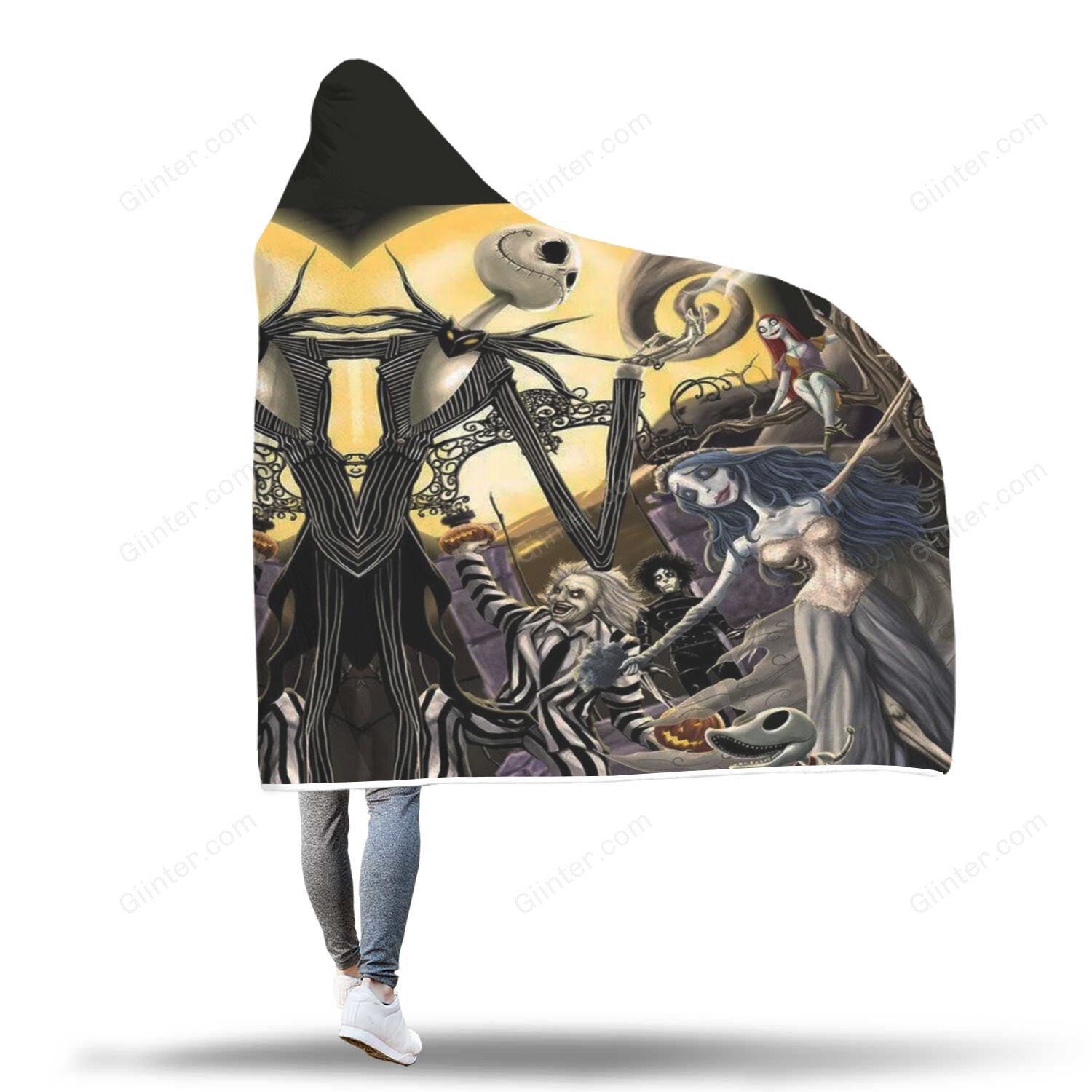 The Nightmare Before Christmas Hooded Blanket