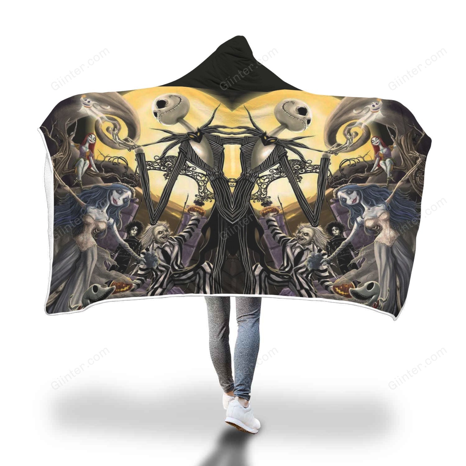 The Nightmare Before Christmas Hooded Blanket