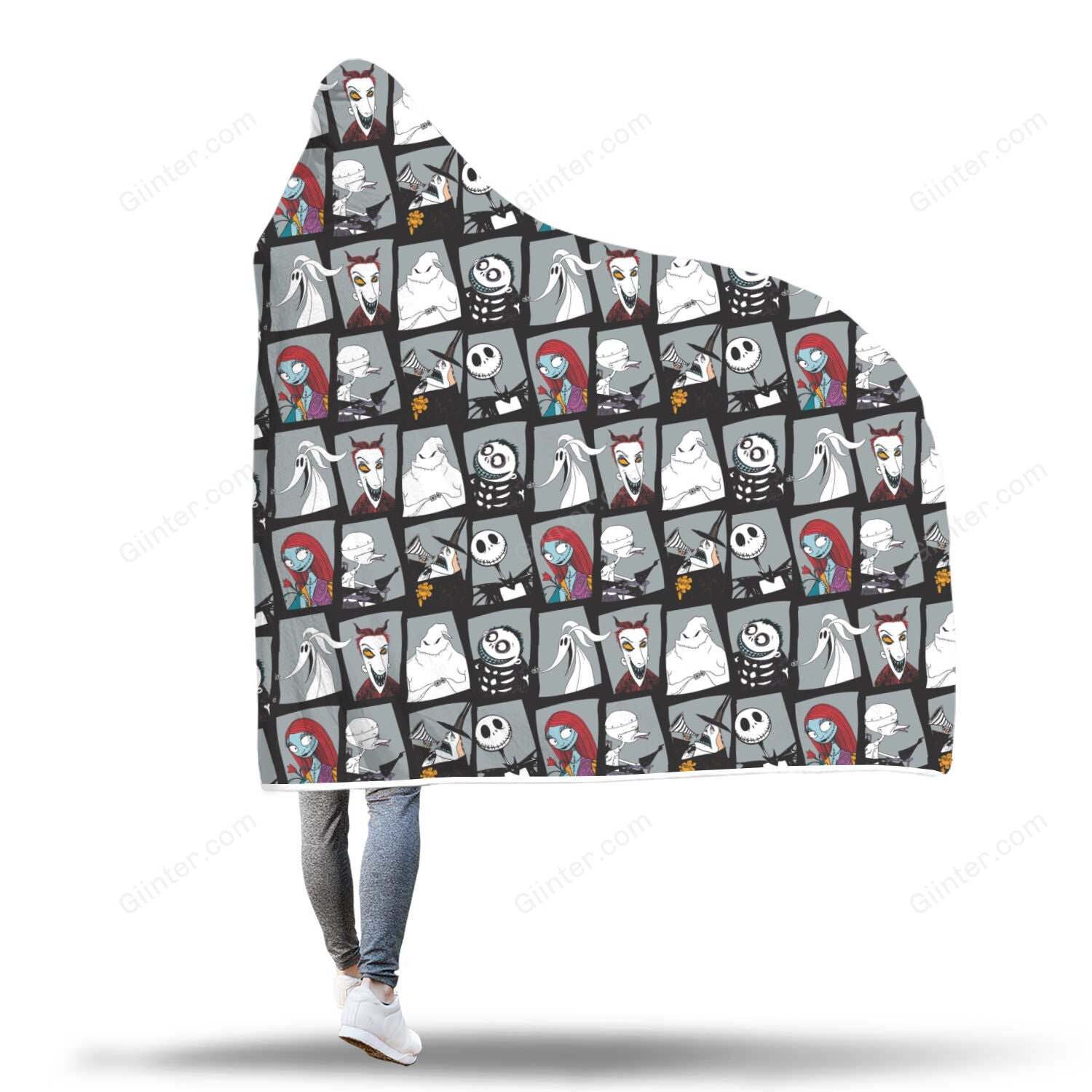 The Nightmare Before Christmas Hooded Blanket