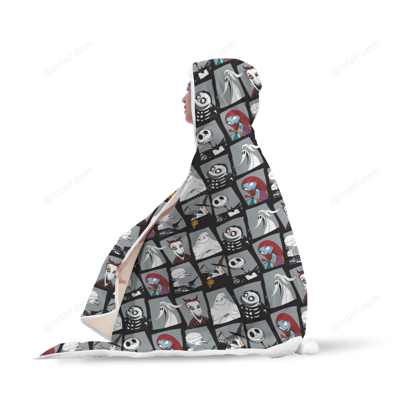The Nightmare Before Christmas Hooded Blanket
