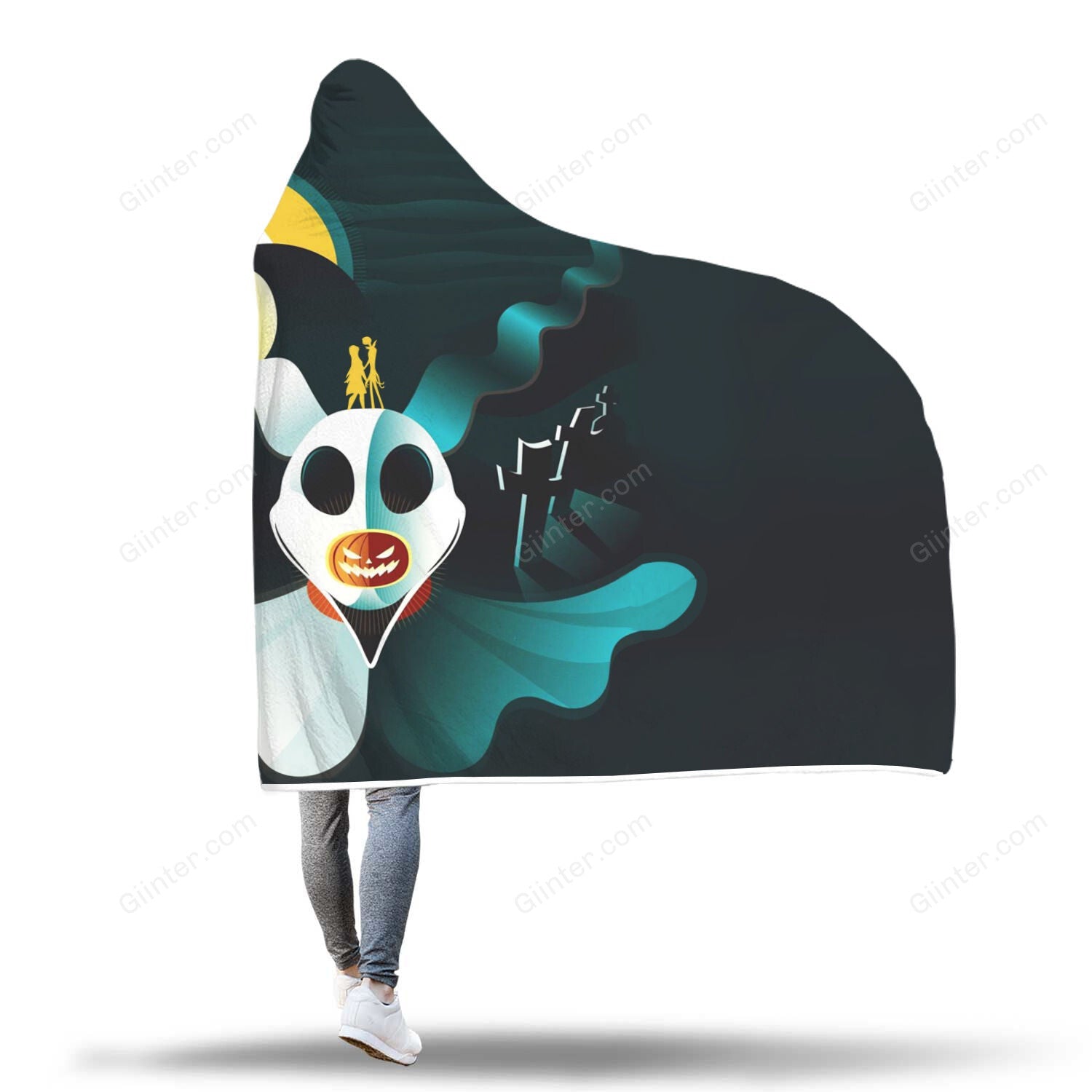 The Nightmare Before Christmas Hooded Blanket