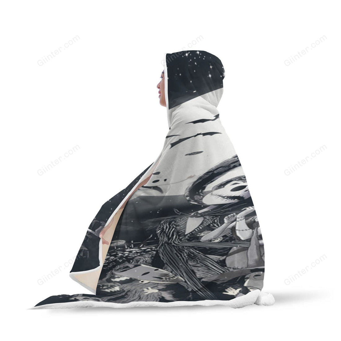 The Nightmare Before Christmas Hooded Blanket - GINHB01