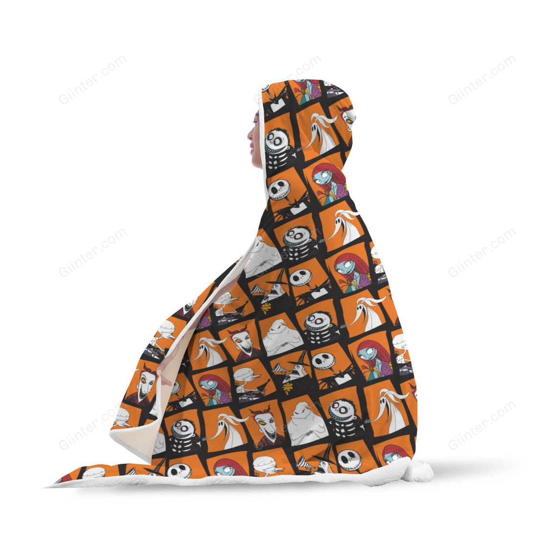 The Nightmare Before Christmas Hooded Blanket 01
