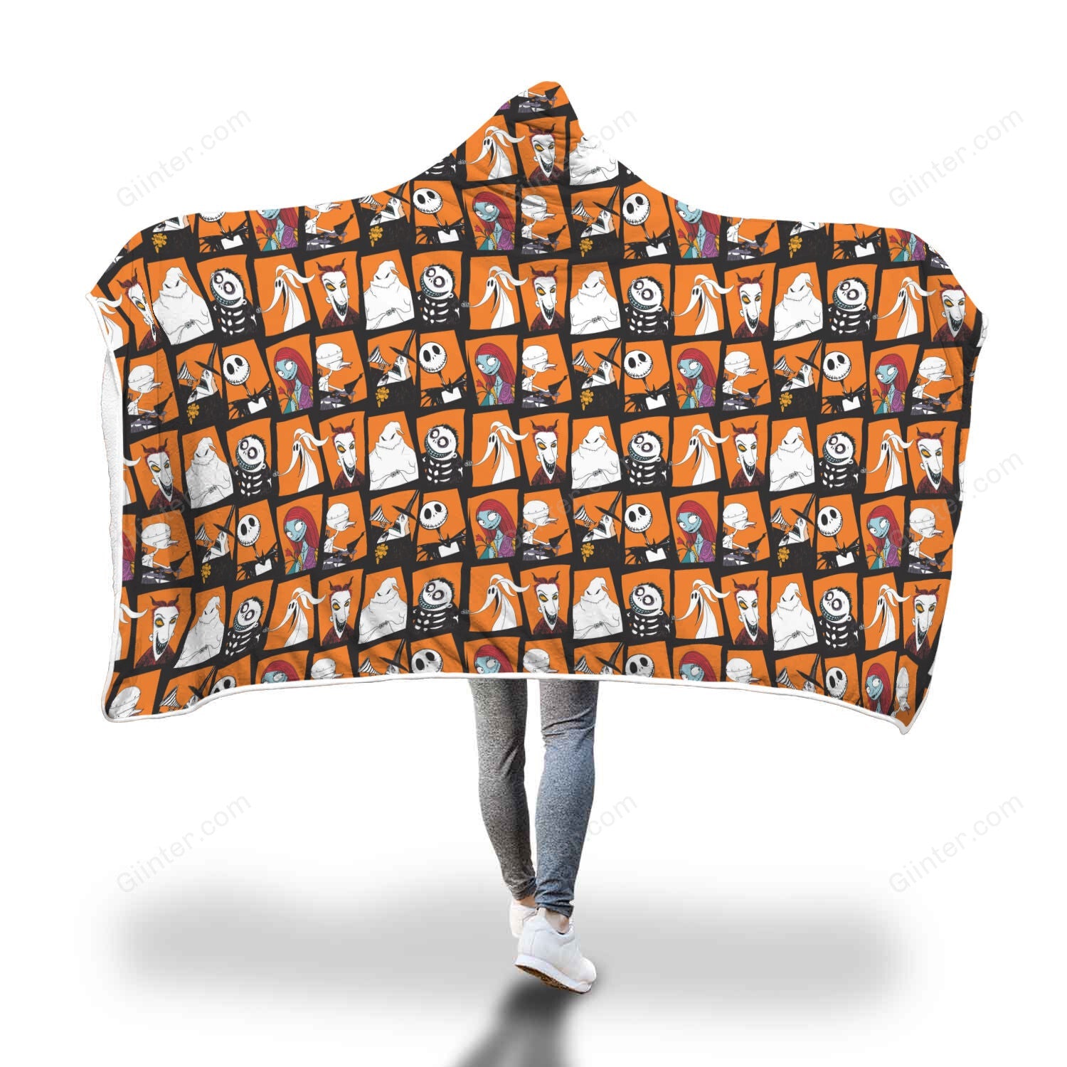 The Nightmare Before Christmas Hooded Blanket 01