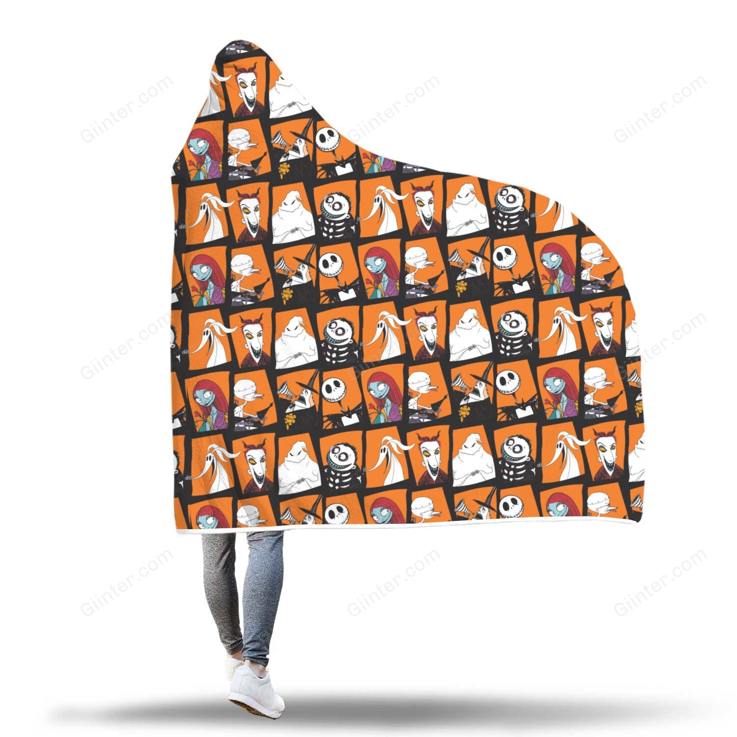 The Nightmare Before Christmas Hooded Blanket 01