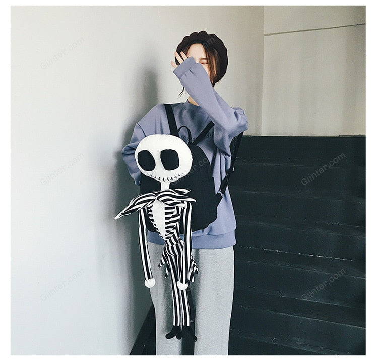 The Nightmare Before Christmas Backpack Jack Skellington Plush Stuffed