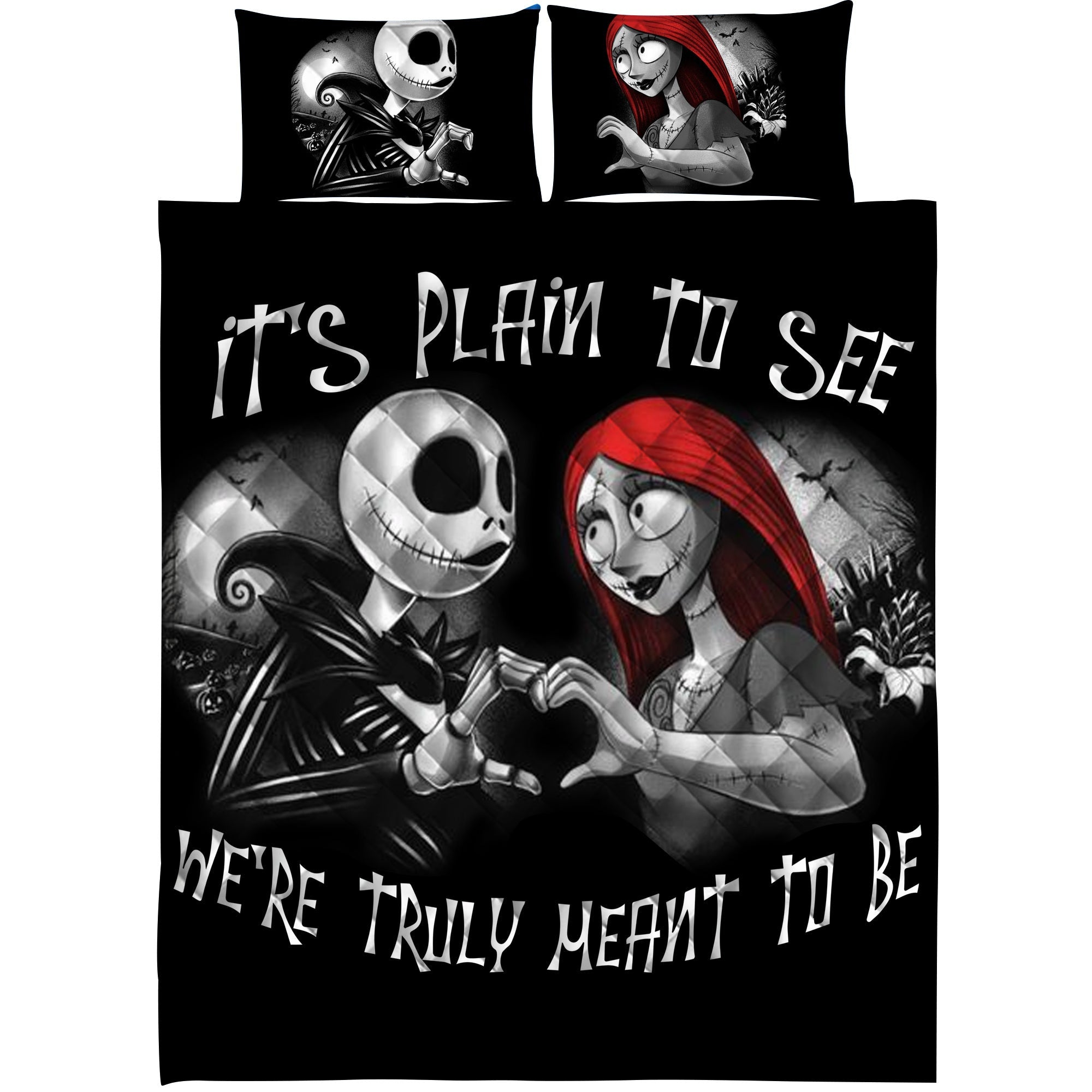 The Nightmare Before Christmas Quilt Bedding Set 628
