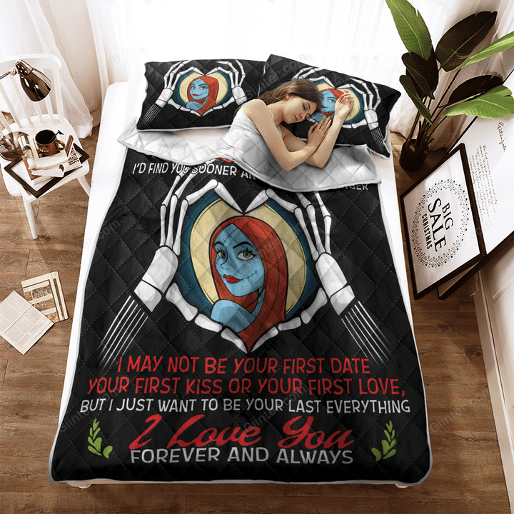The Nightmare Before Christmas Quilt Bedding Set 635