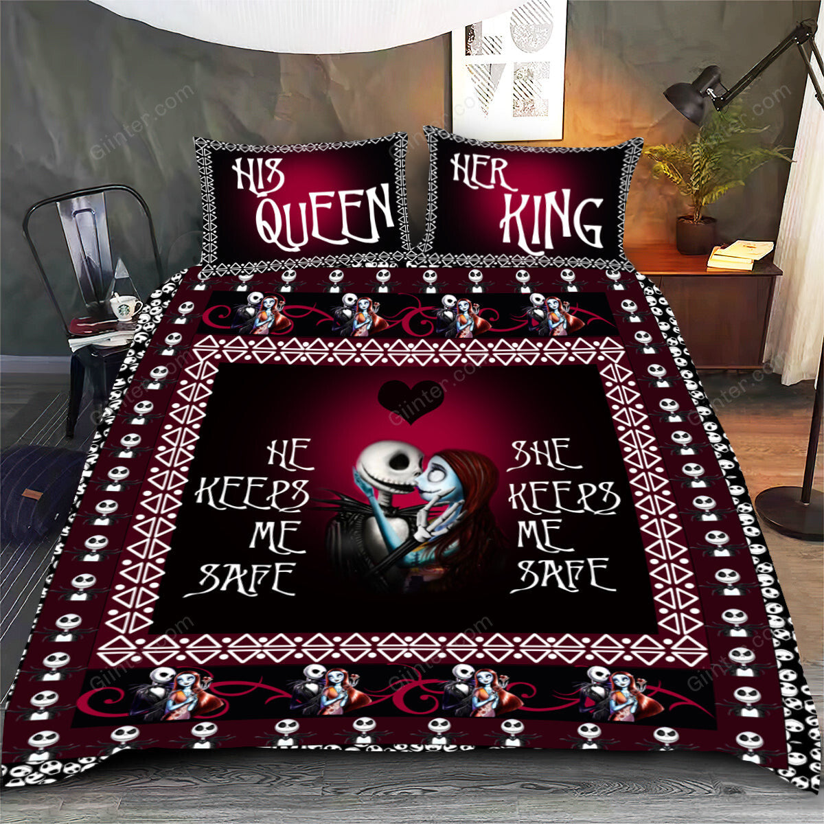 the nightmare before christmas bed
