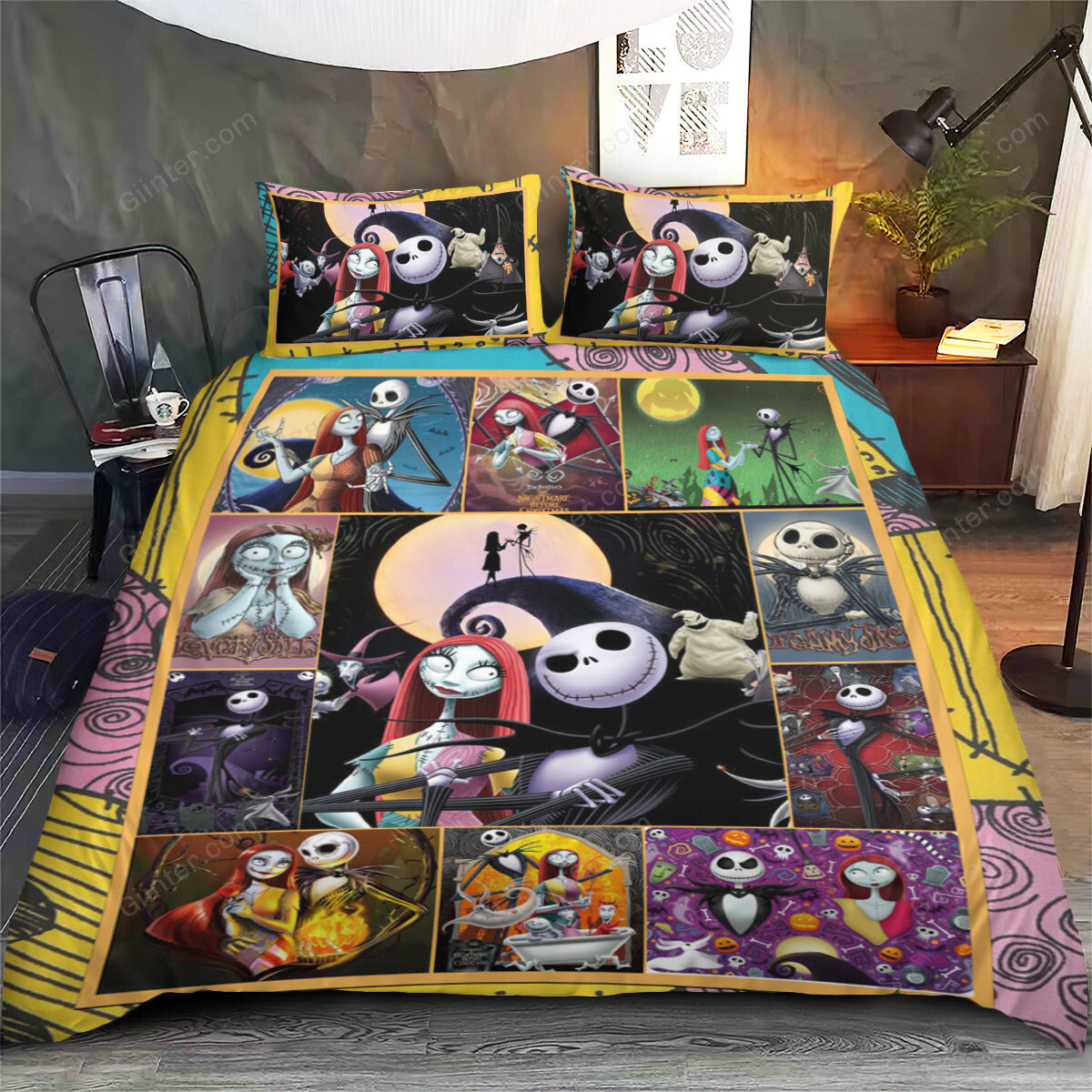 the nightmare before christmas bed