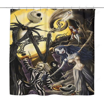The Nightmare Before Christmas Shower Curtain