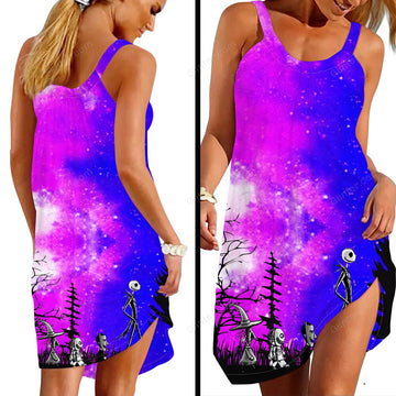 The Nightmare Before Christmas Sleeveless Beach Dress GINNBC614