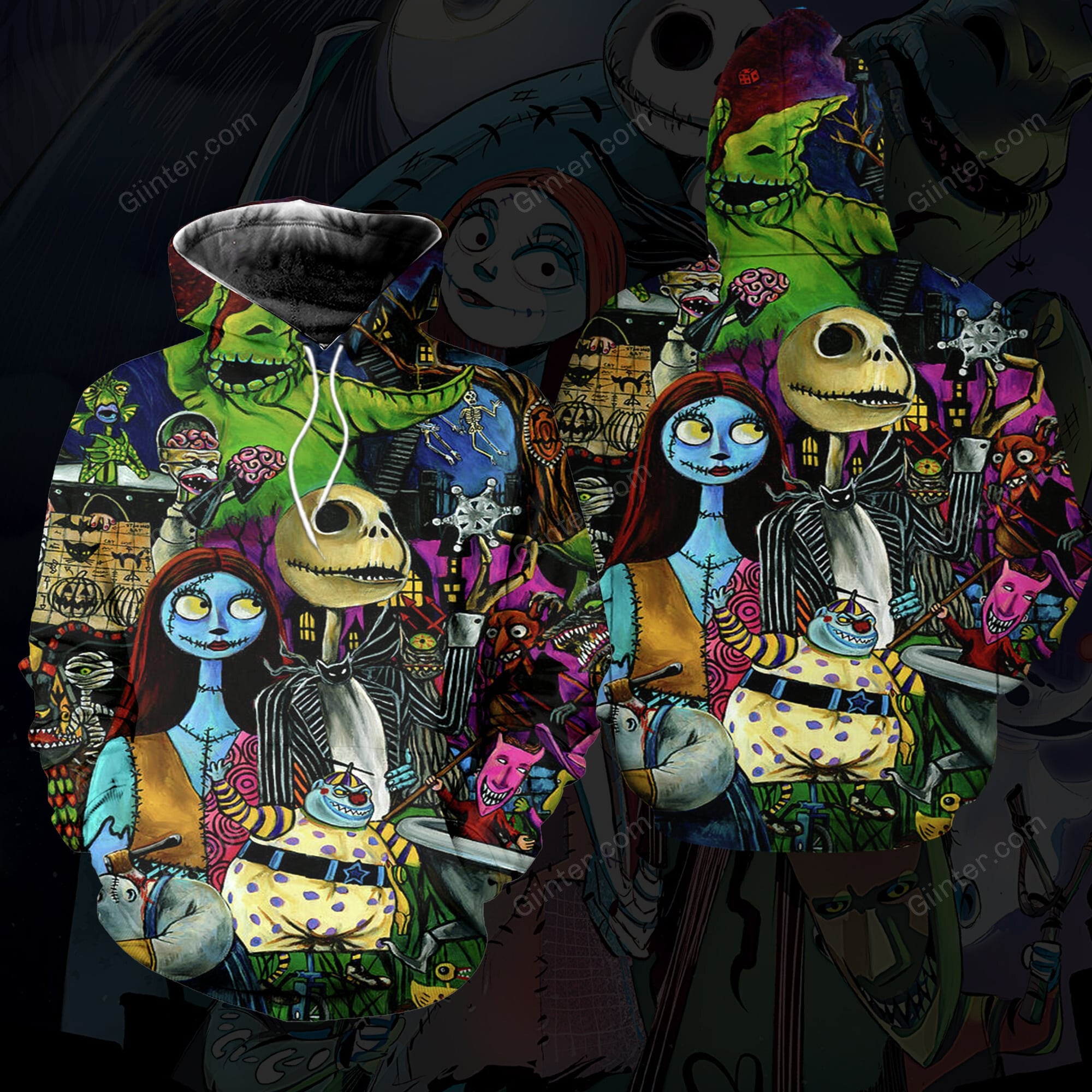 The Nightmare Before Christmas Women 3D Shirts GINNBC00538