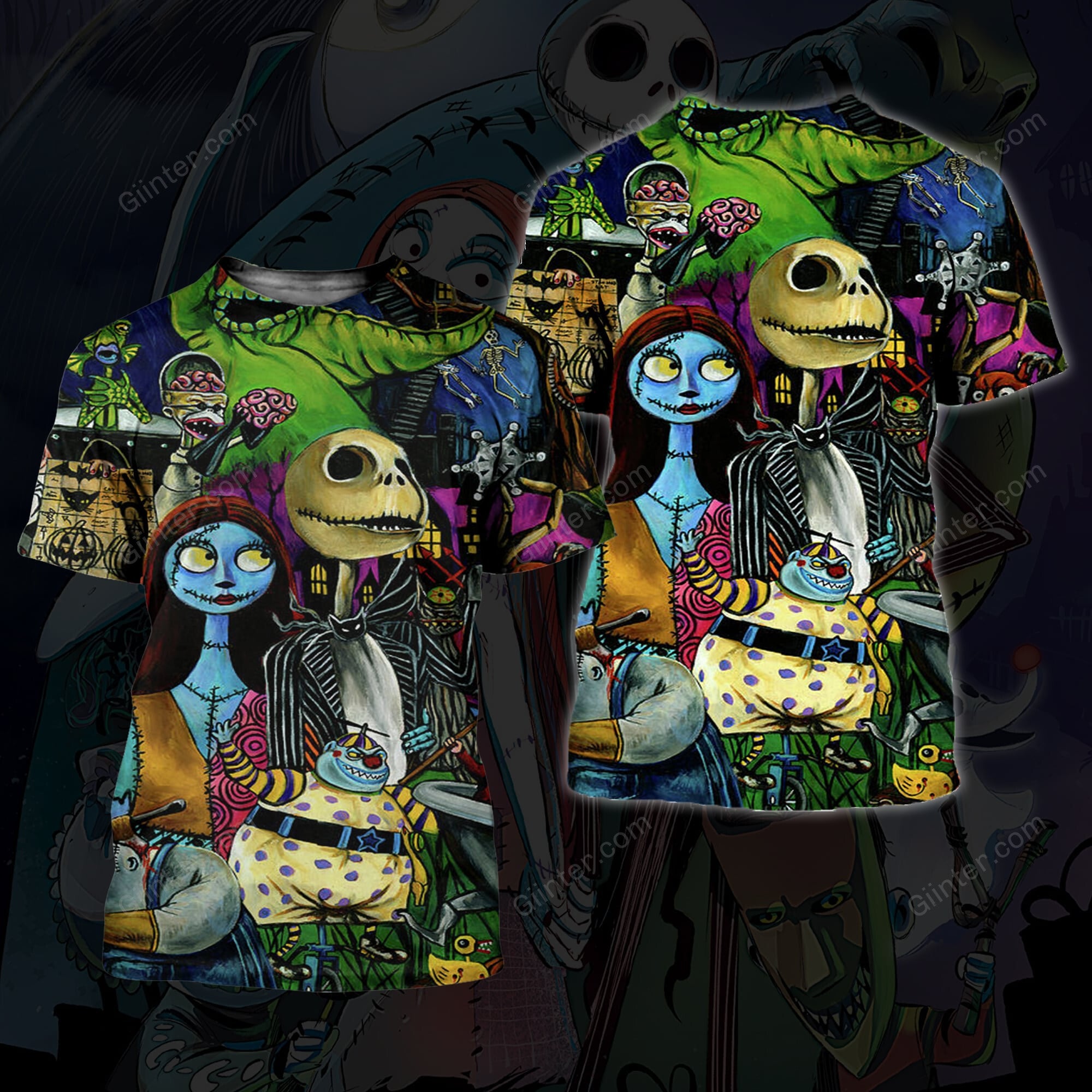 The Nightmare Before Christmas Women 3D Shirts GINNBC00538
