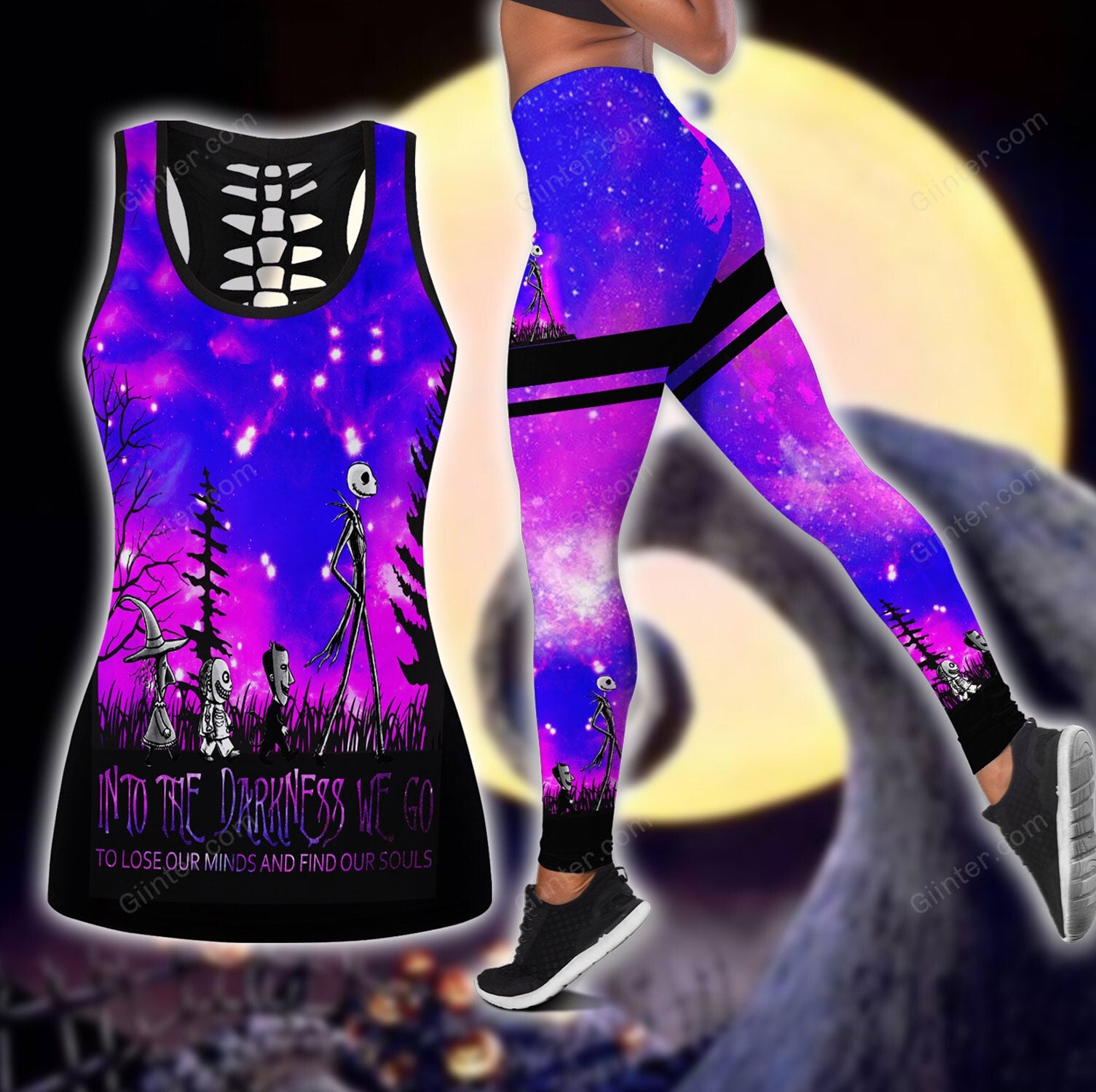 jack skellington tank top legging