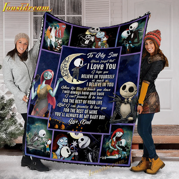 To My Son NBC Fleece Blanket GINNBC96011