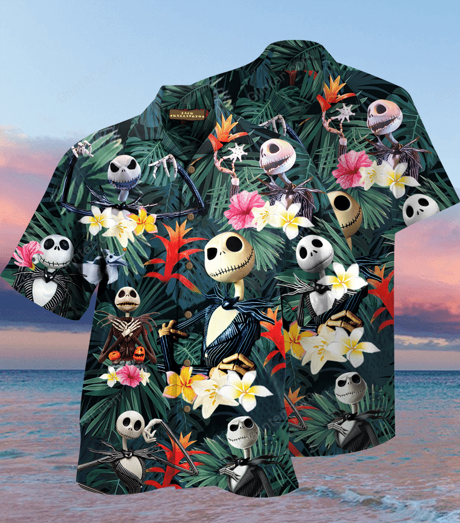 Jack skellington hawaiian shirt