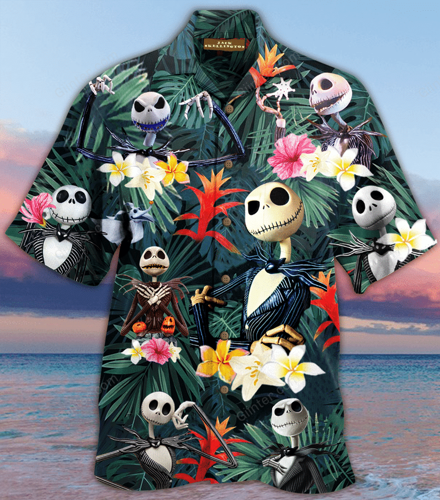 Jack skellington hawaiian shirt