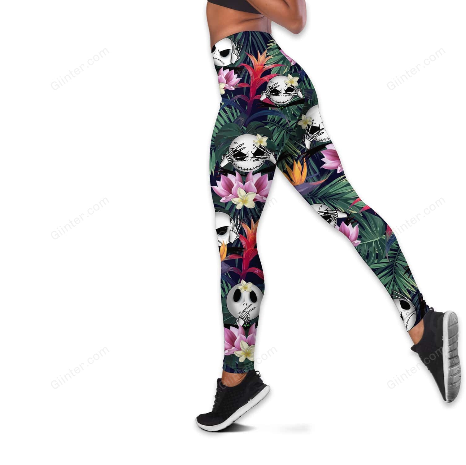 Tropical Jack Skellington Women Tank Top & Legging GINNBC73225