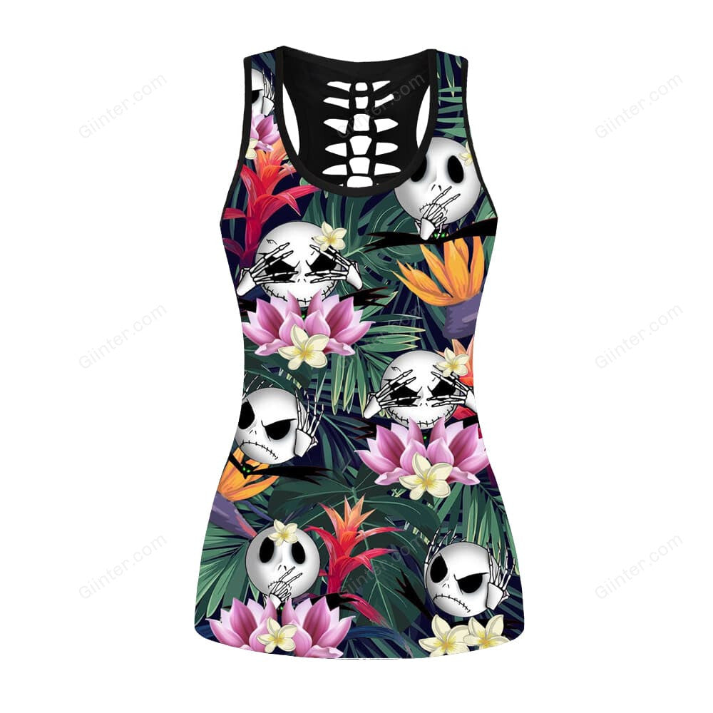 Tropical Jack Skellington Women Tank Top & Legging GINNBC73225