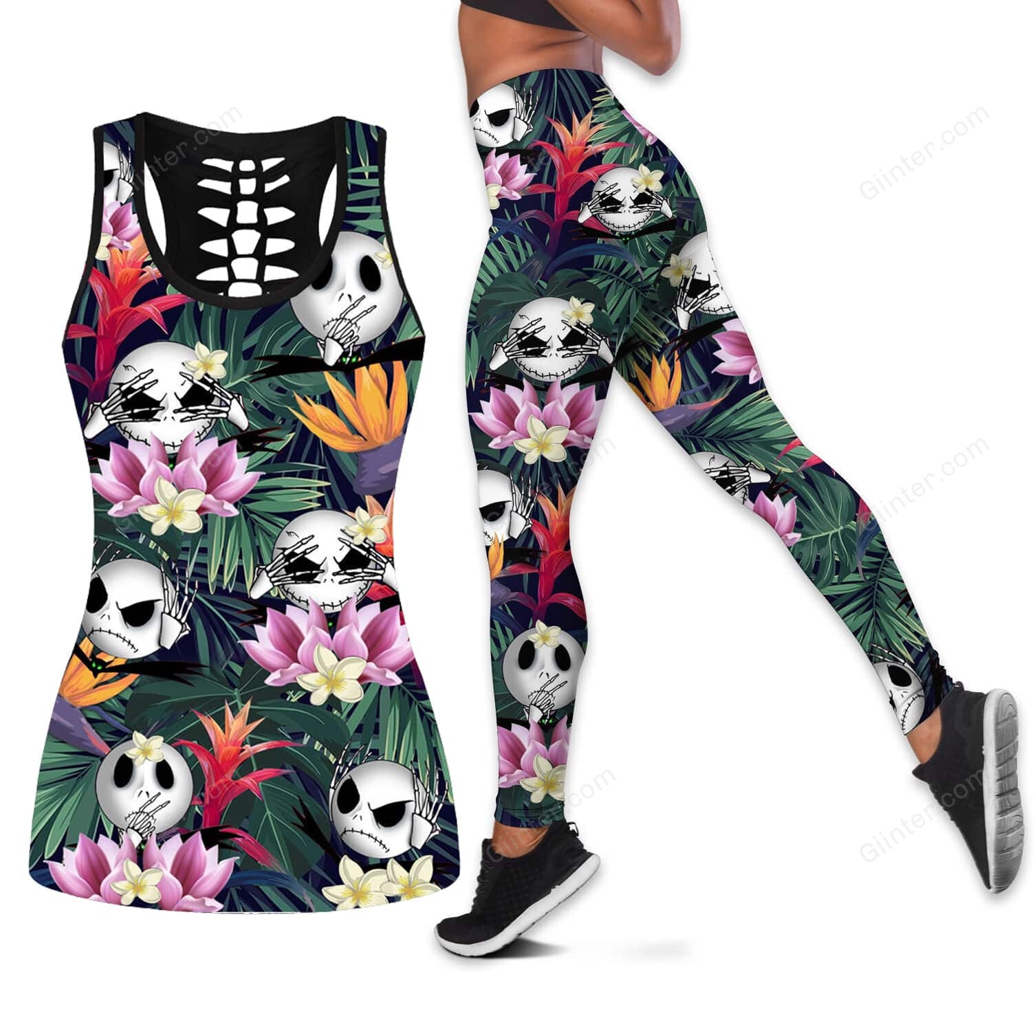 jack skellington tank top legging