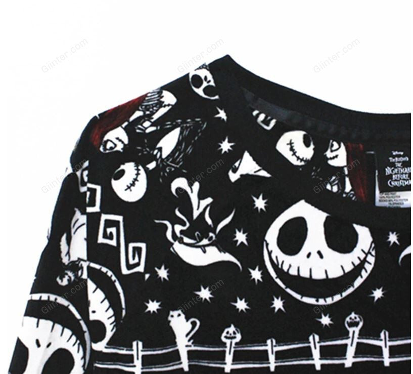 Unisex Adult Nightmare Before Christmas Jack Skellington Cosplay Costumes Pyjama