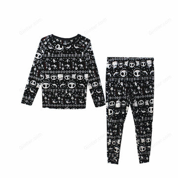 Unisex Adult Nightmare Before Christmas Jack Skellington Cosplay Costumes Pyjama