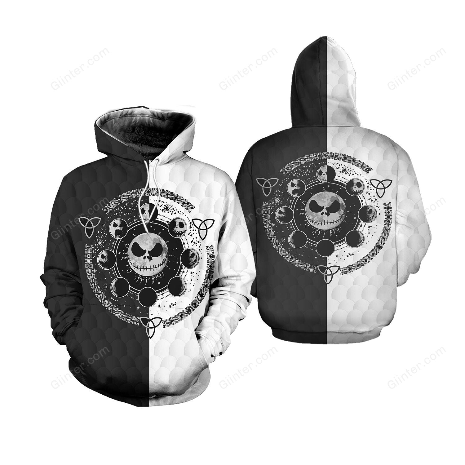 Unisex Jack Skellington 3D Hoodie 568