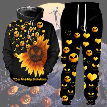You Are My Sunshine Jack Skellington Combo Hoodie & Sweatpants GINNBC80472