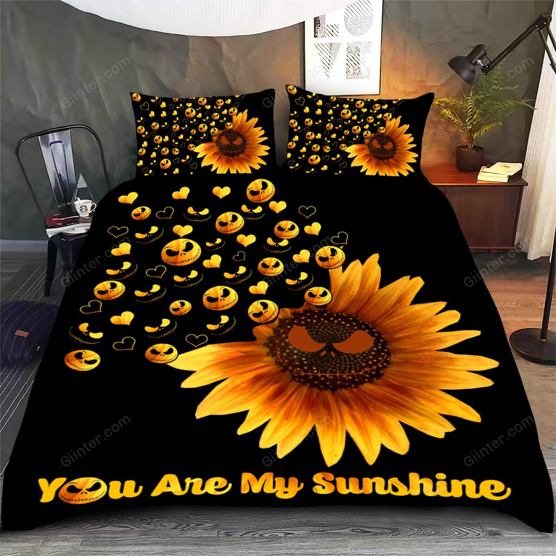 jack skellington bedding set