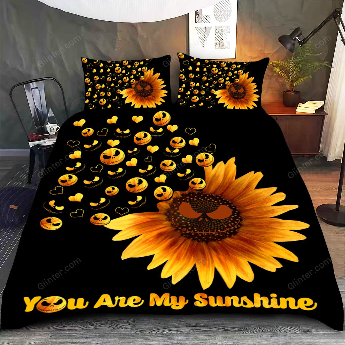jack skellington bedding set