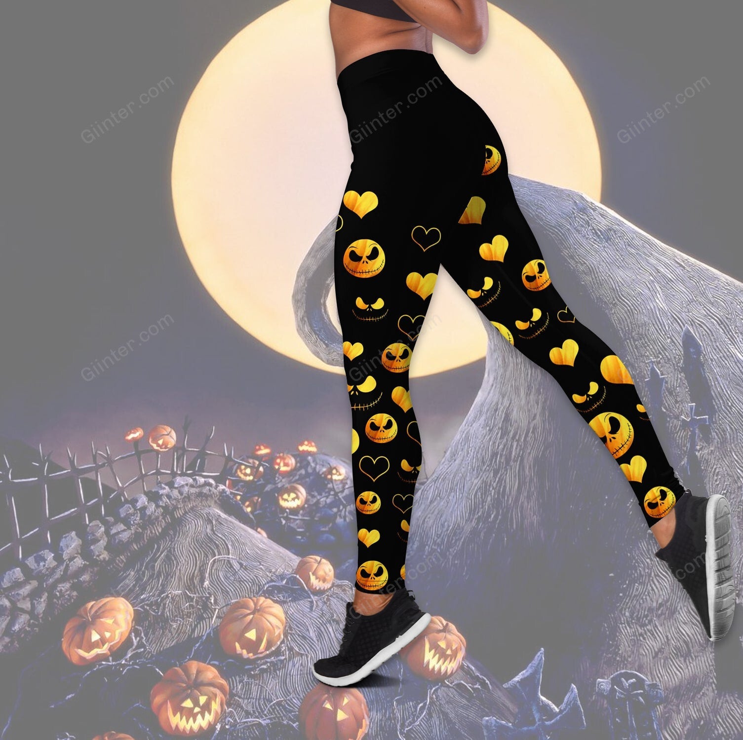 You Are My Sunshine Jack Skellington Women Tank Top & Legging GINNBC80472