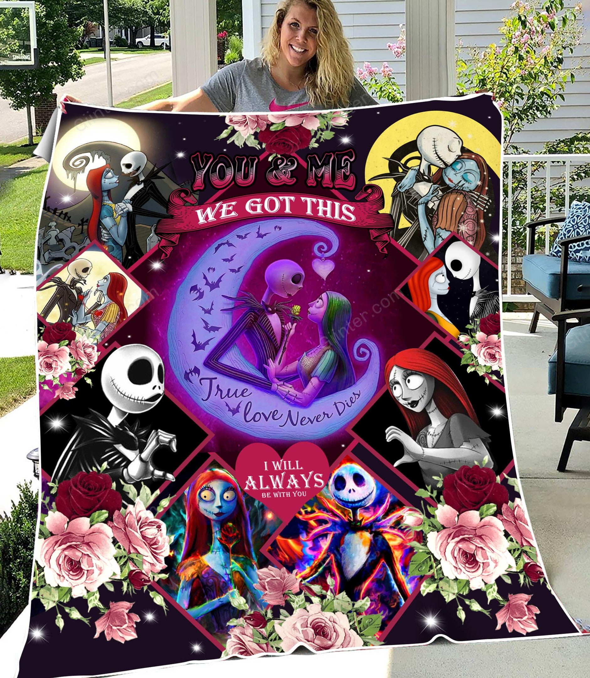 the nightmare before christmas blanket
