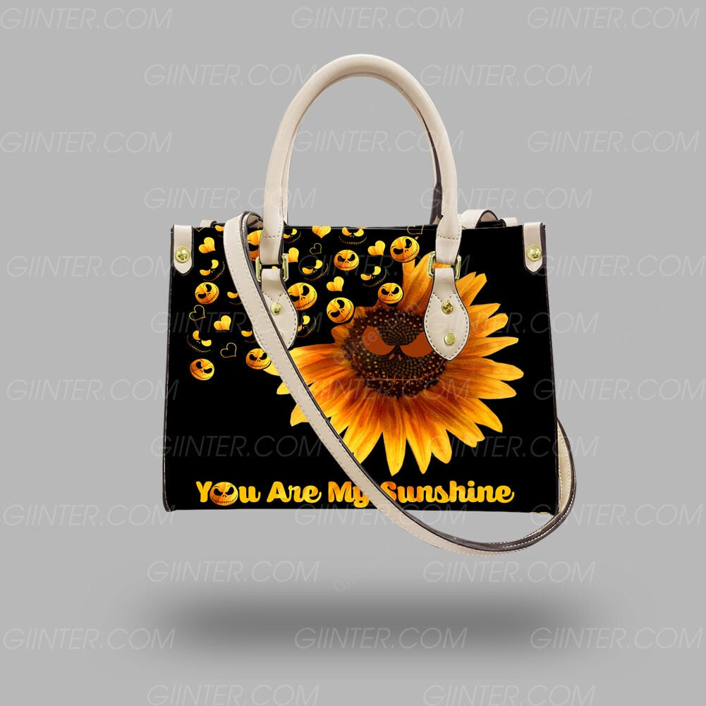 You're My Sunshine Sunflowers JS Leather Bag GINNBC80472