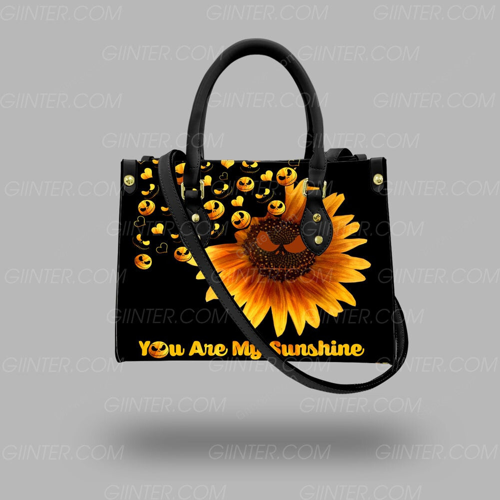 You're My Sunshine Sunflowers JS Leather Bag GINNBC80472